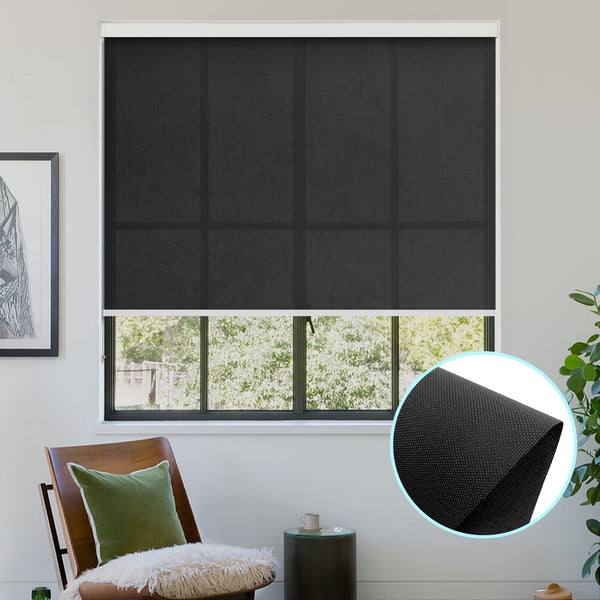 1% Openness Solar Shades For Windows, Lift Cord